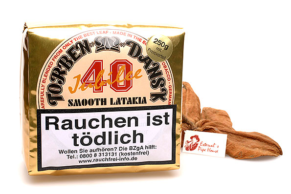 Torben Dansk 40 Jubilee Smooth Latakia Pipe tobacco 250g Economy Torben Dansk 40 Jubilee Smooth Latakia Pipe tobacco 250g Economy